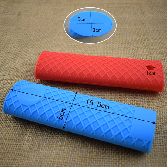 Кухонная силиконовая ручка для кастрюли, держатель для кастрюли, чехол, прочная термостойкая кухонная ручка, посуда